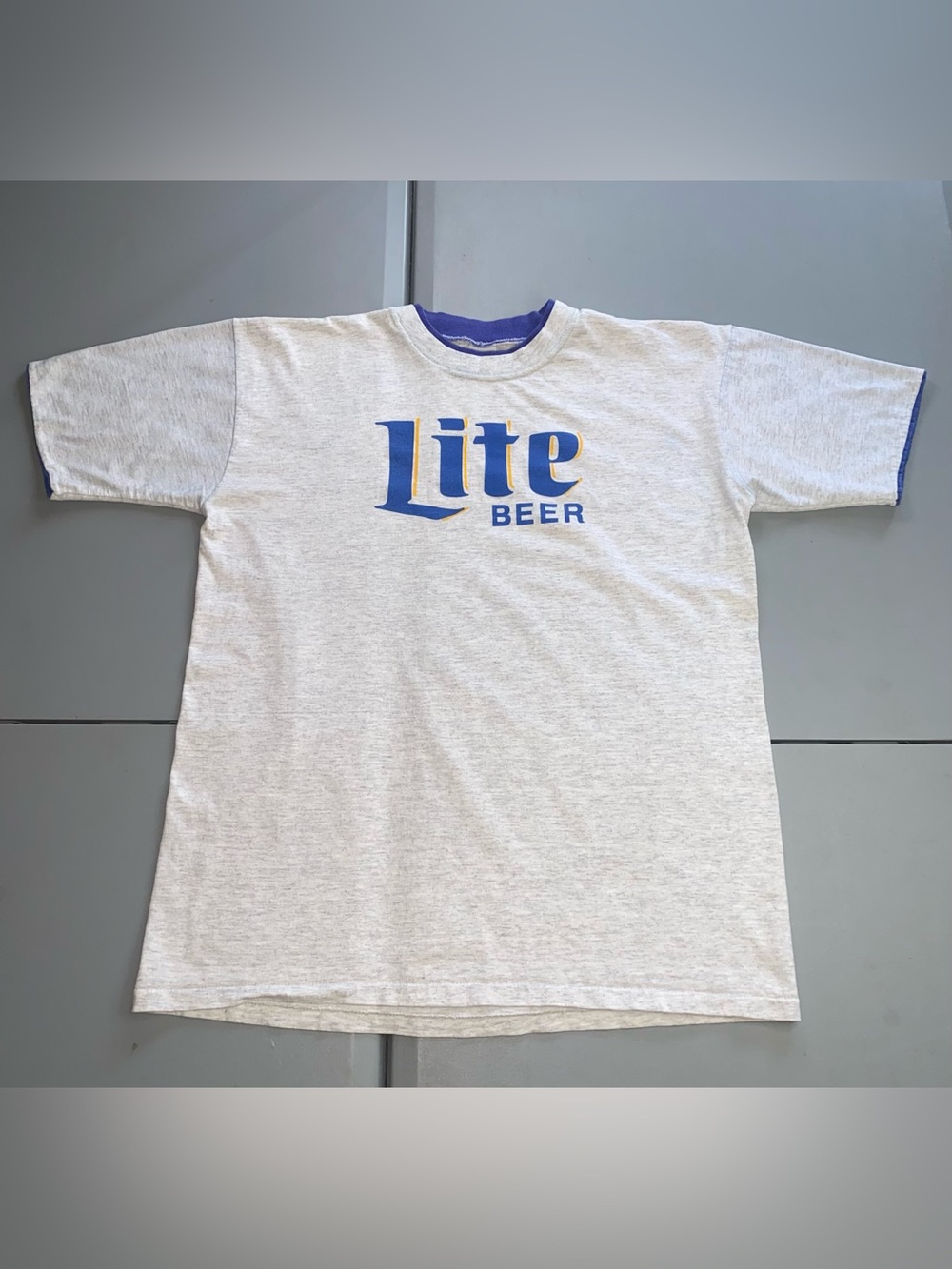 Vintage 90's Miller Lite Beer Short Sleeve T-Shirt